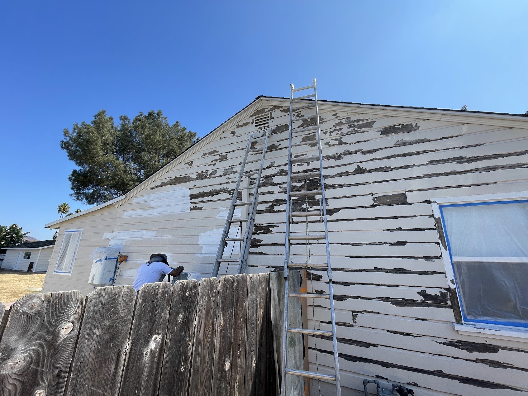 Drywall Repair finish example