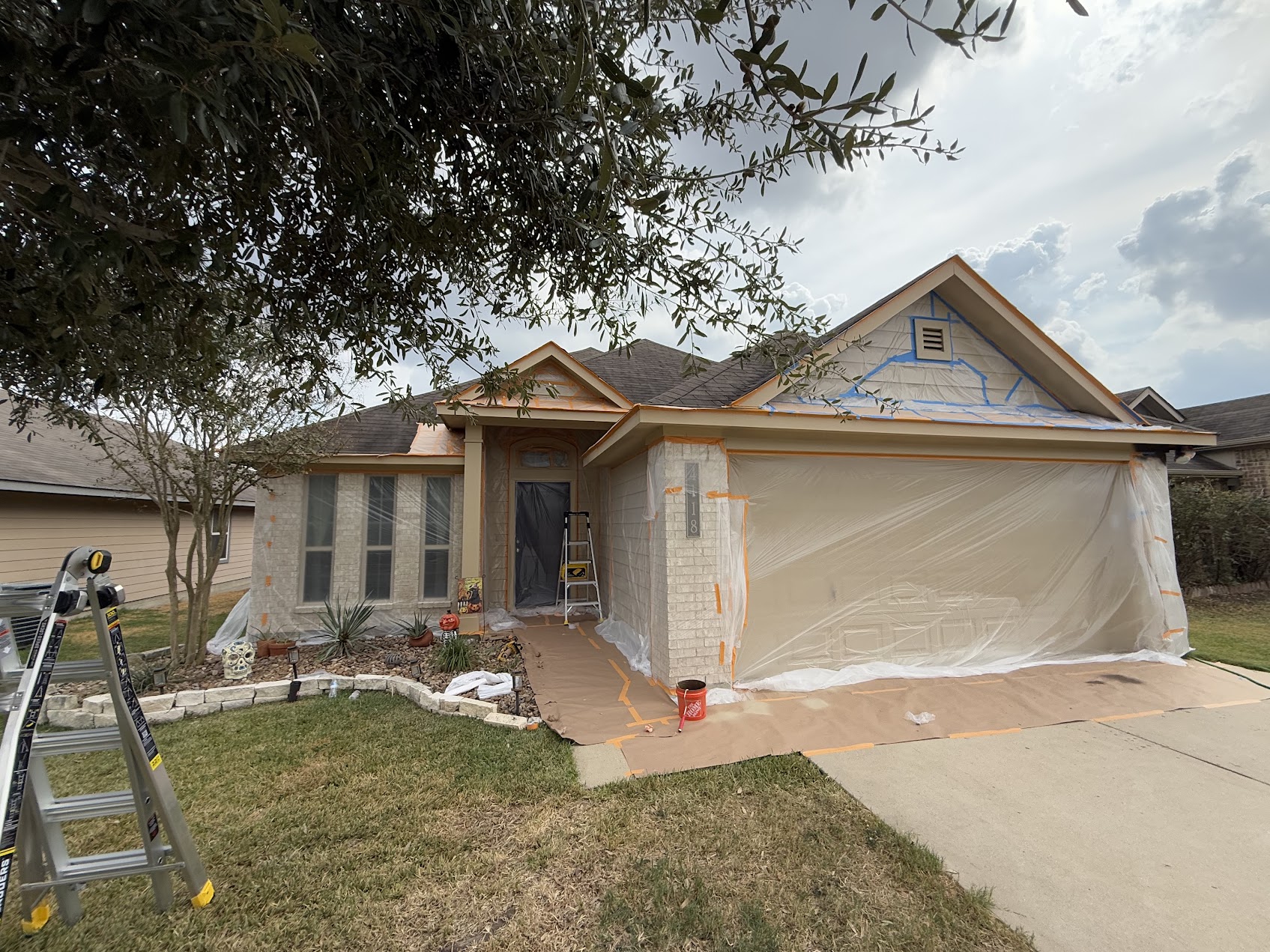 Exterior Painting finish example